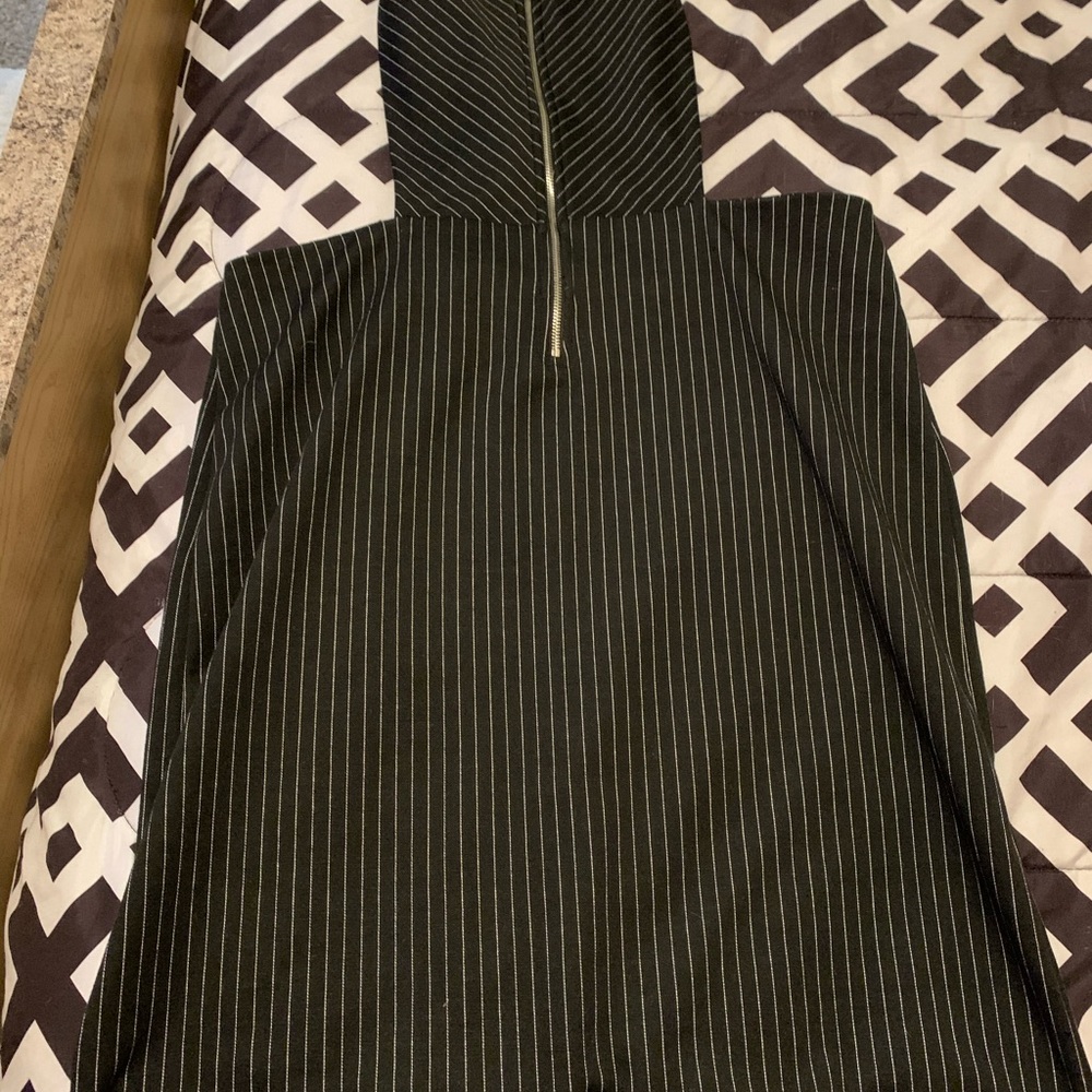 Women Striped Dress and plaid shorts lot